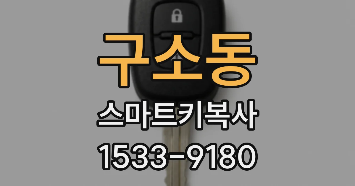 구소동 스마트키복사