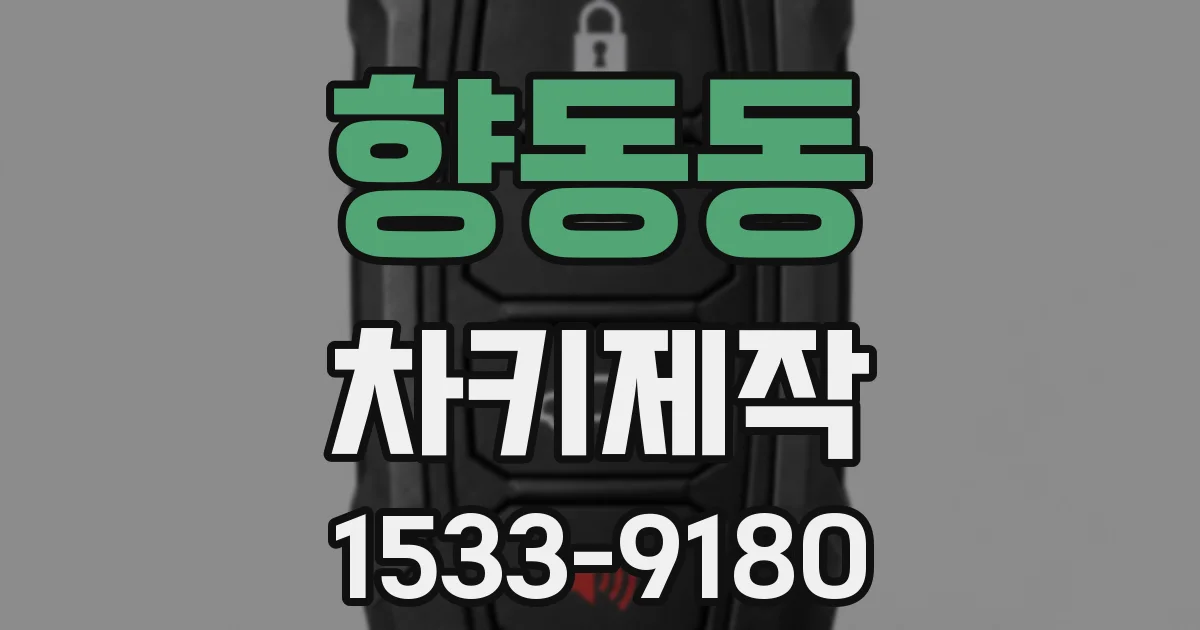 향동동 차키제작