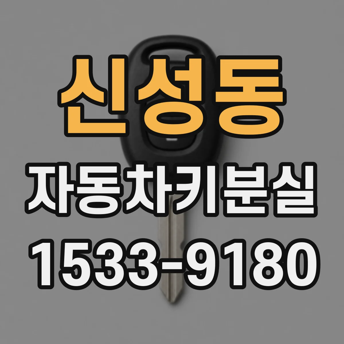 신성동 자동차키분실