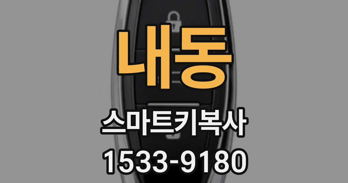 내동 스마트키복사