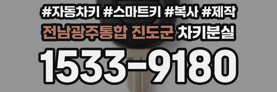 전남광주통합 진도군 차키분실