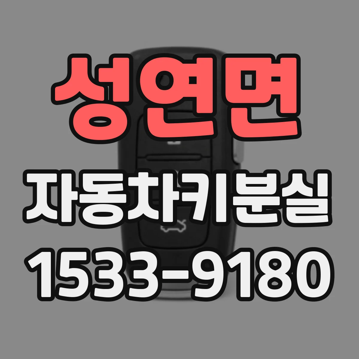 성연면 자동차키분실