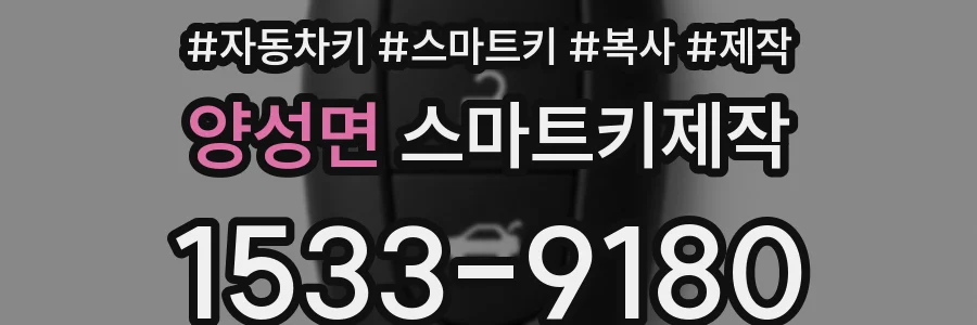 양성면 스마트키제작