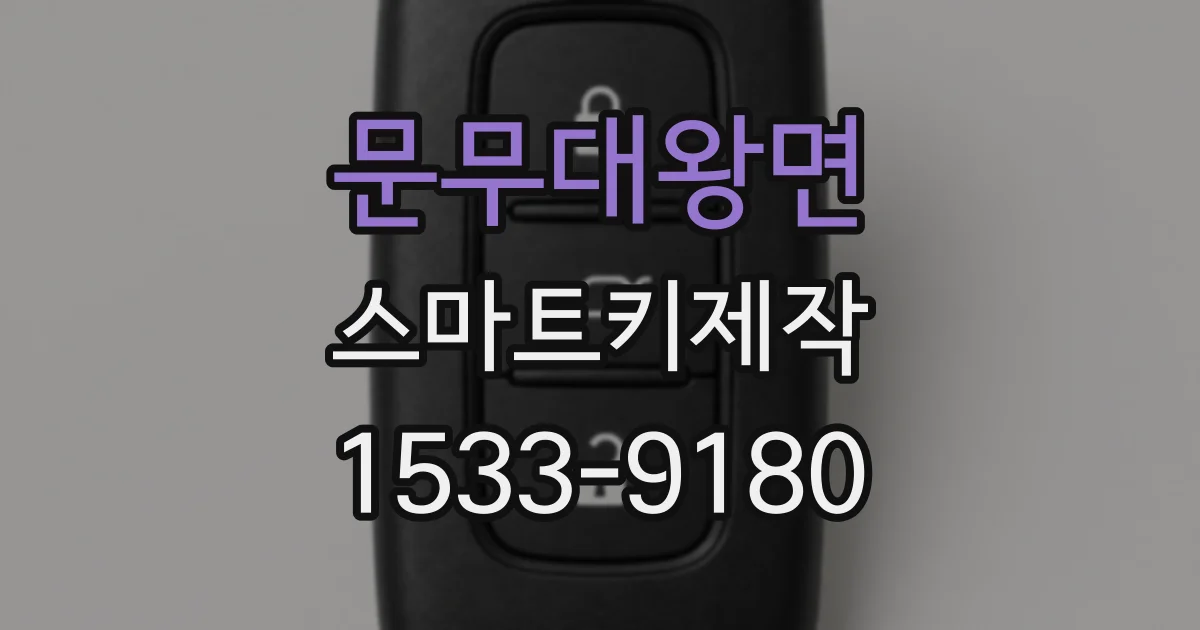 문무대왕면 스마트키제작