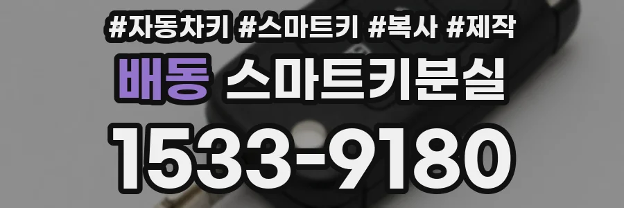 배동 스마트키분실