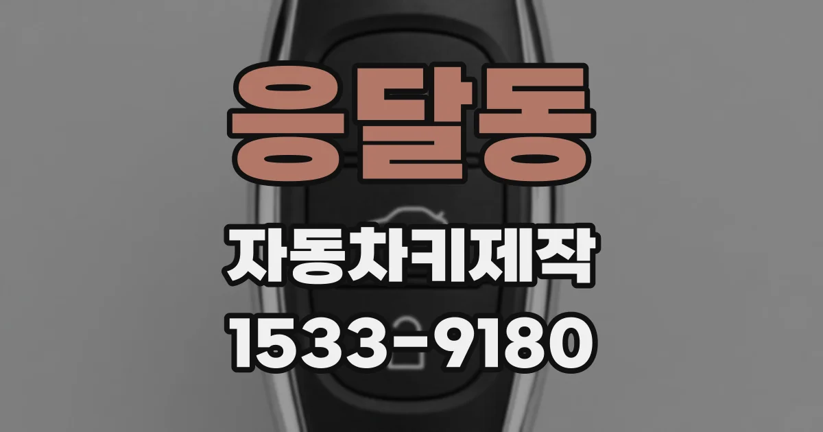 응달동 자동차키제작