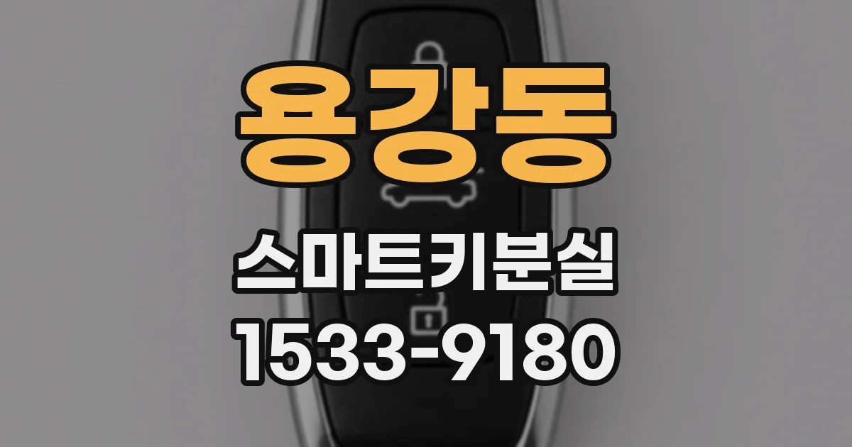 용강동 스마트키분실