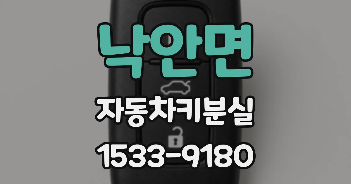 낙안면 자동차키분실