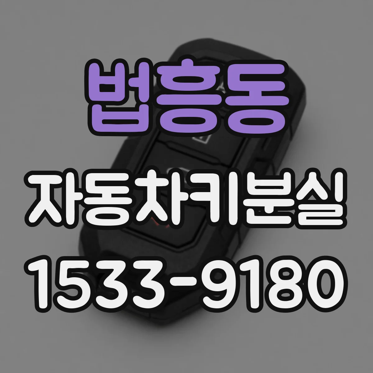 법흥동 자동차키분실