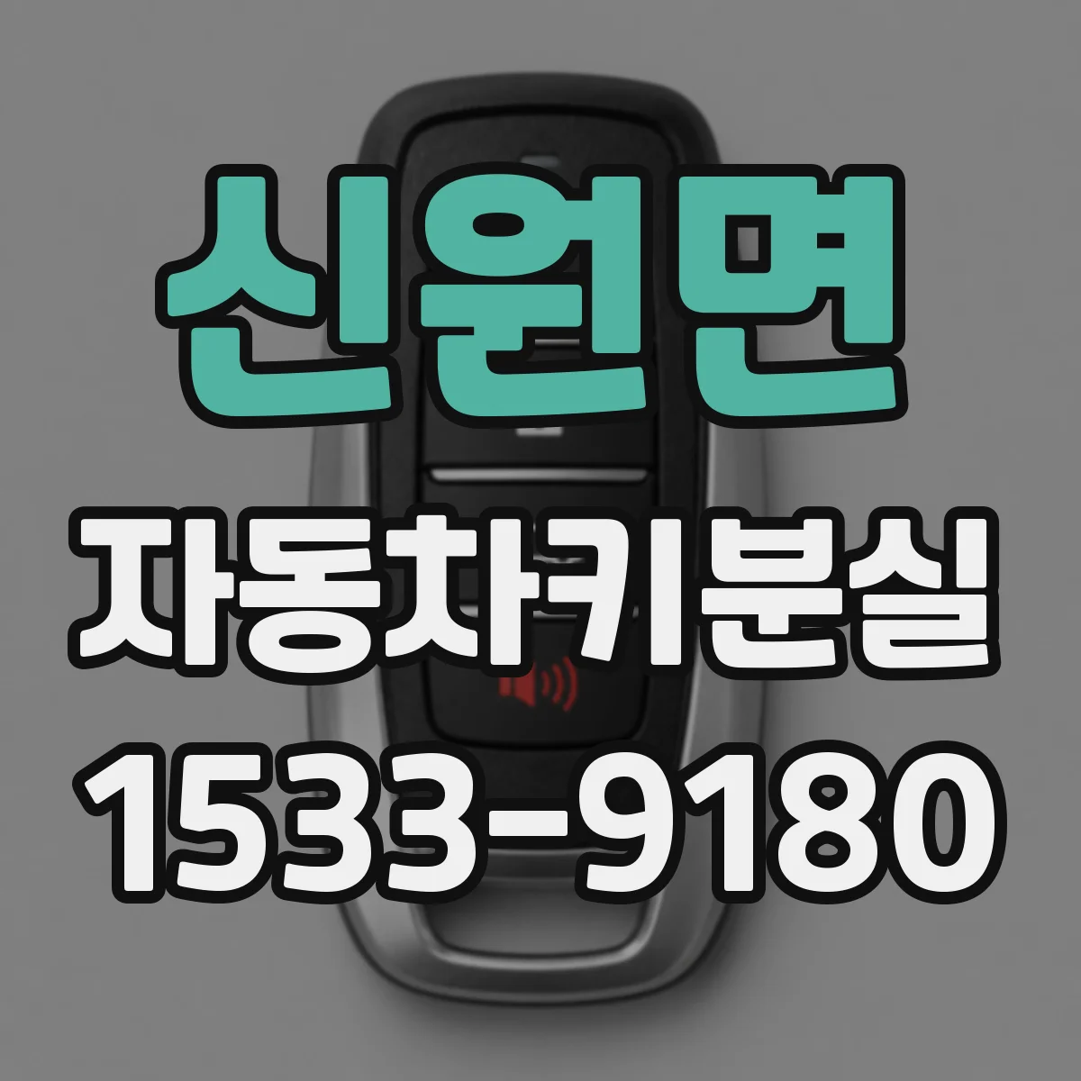 신원면 자동차키분실
