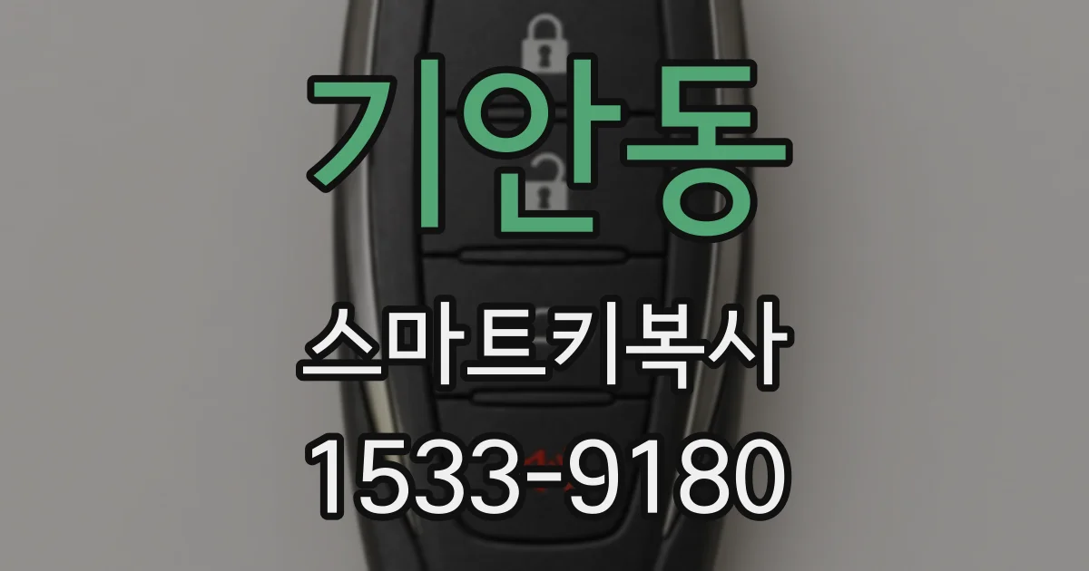 기안동 스마트키복사
