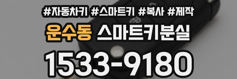 운수동 스마트키분실