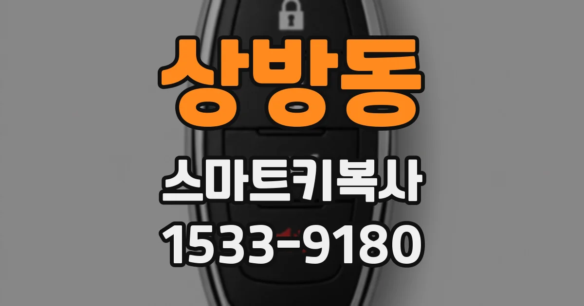 상방동 스마트키복사