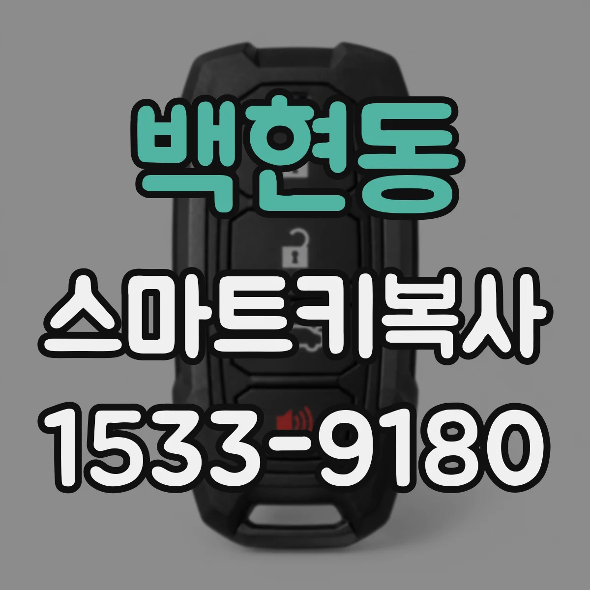 백현동 스마트키복사