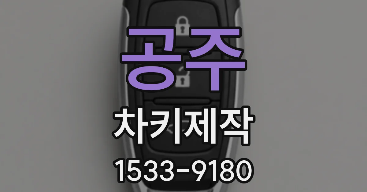 공주 차키제작