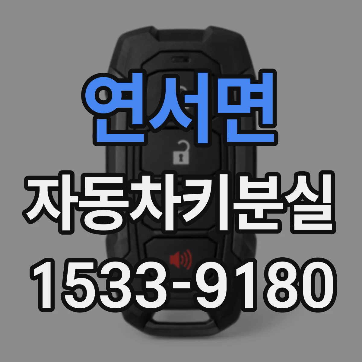 연서면 자동차키분실