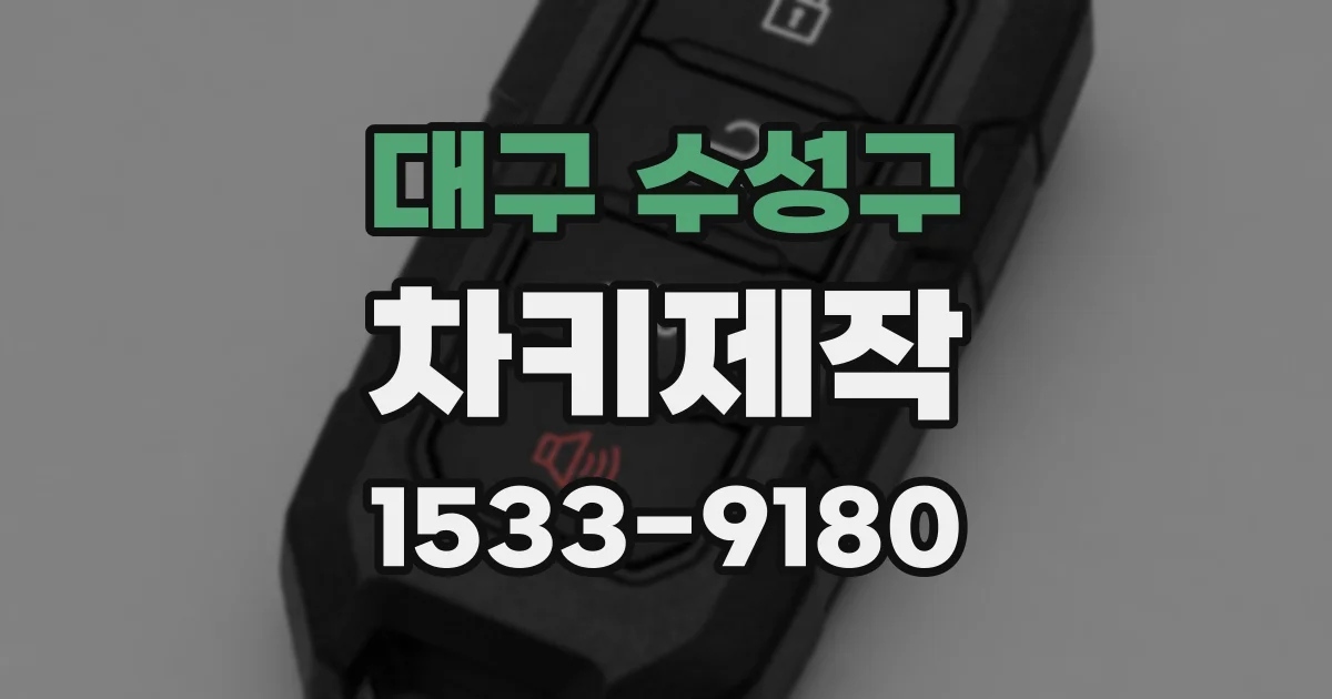 대구 수성구 차키제작