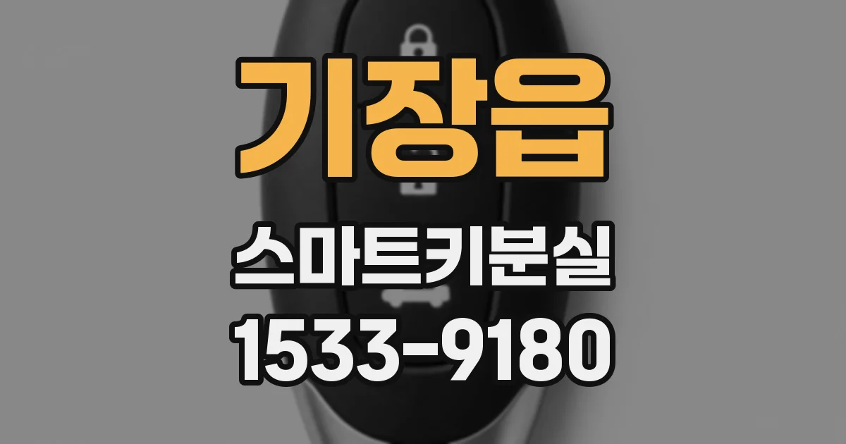 기장읍 스마트키분실