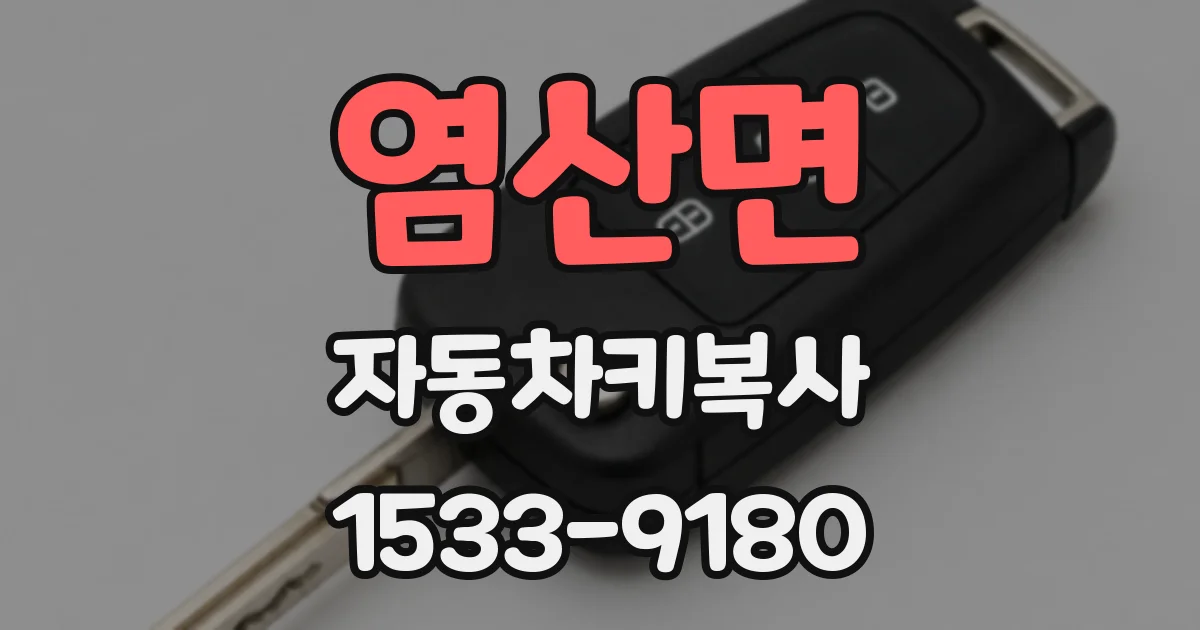염산면 자동차키복사