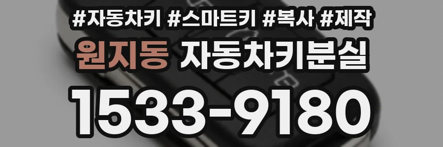 원지동 자동차키분실