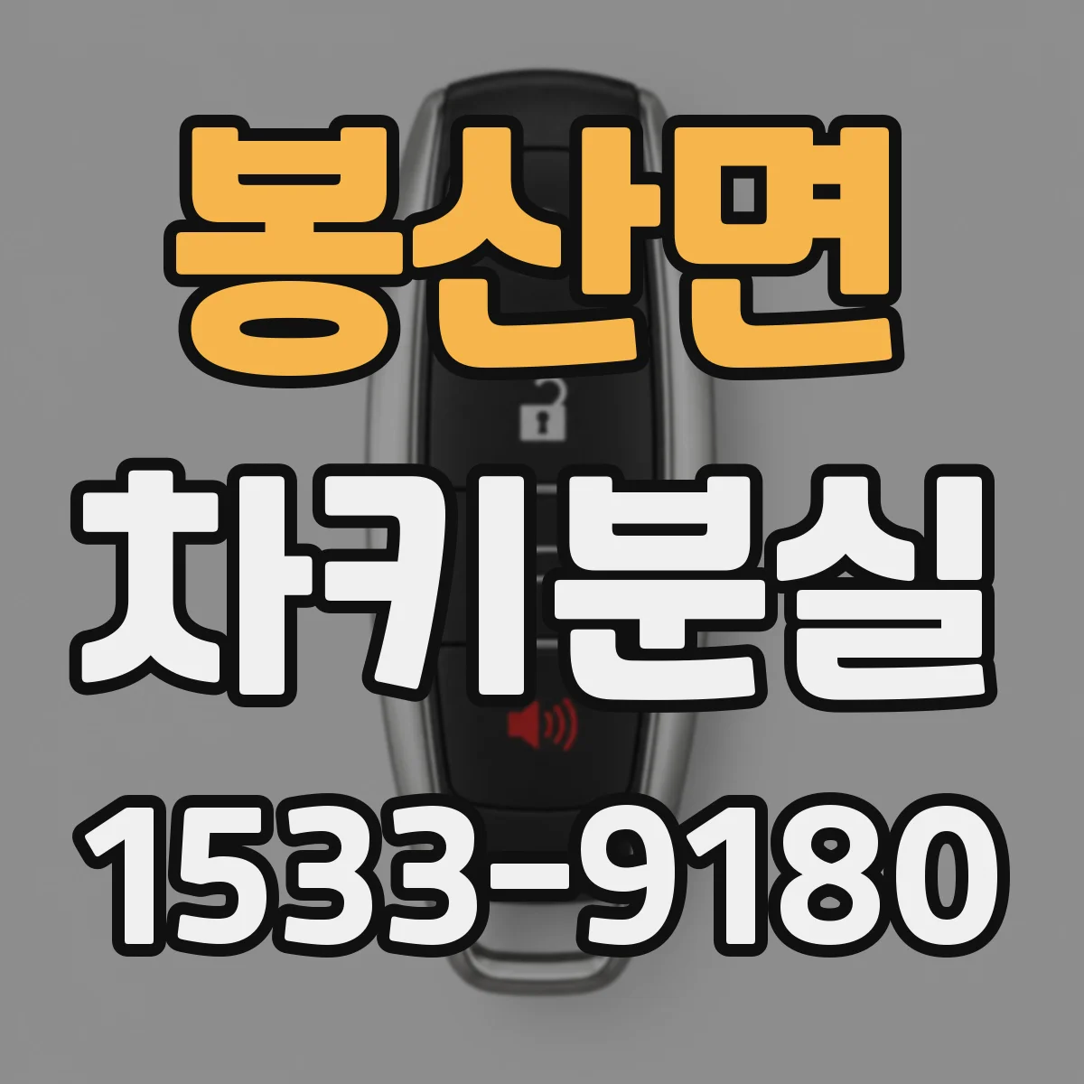봉산면 차키분실