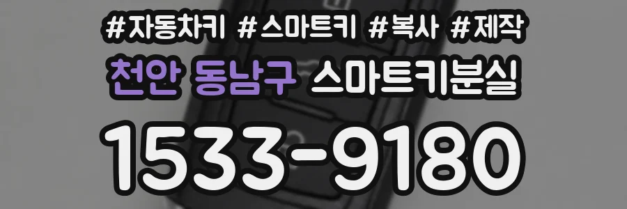 천안 동남구 스마트키분실