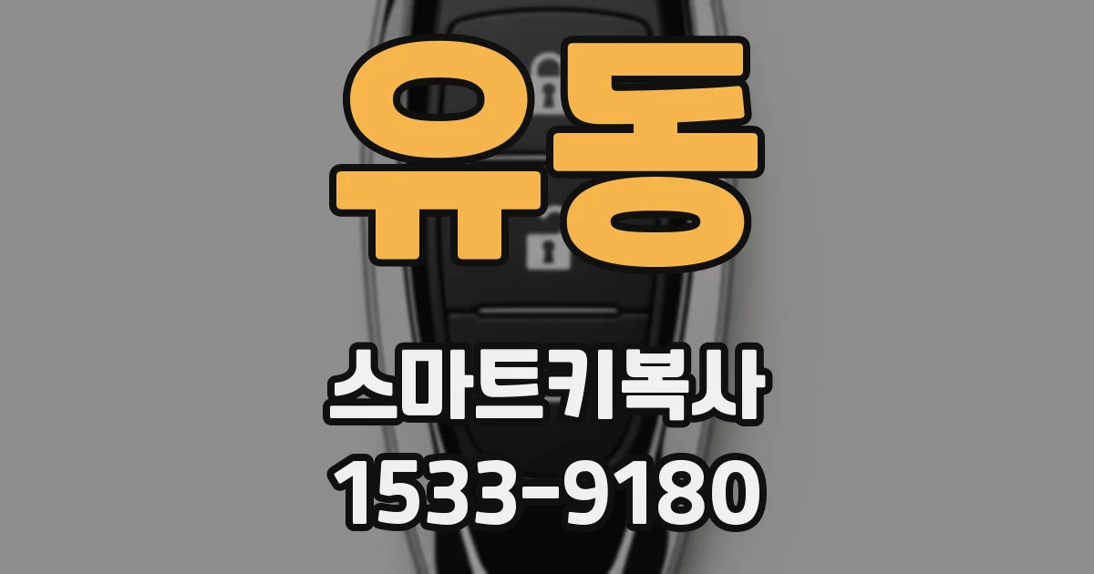 유동 스마트키복사