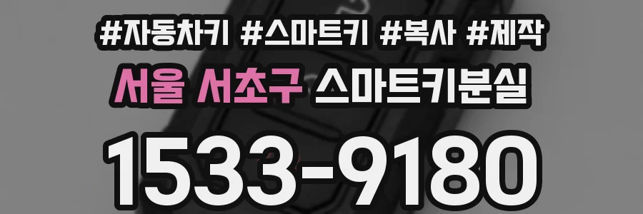 서울 서초구 스마트키분실