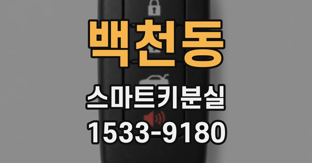 백천동 스마트키분실