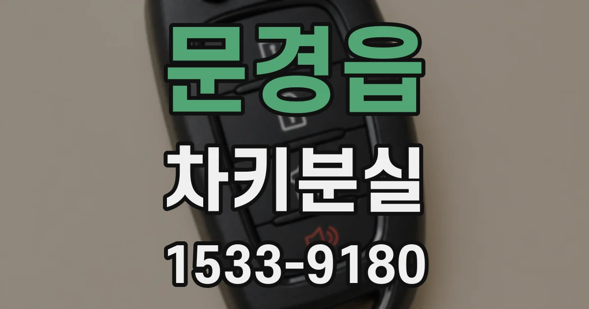 문경읍 차키분실