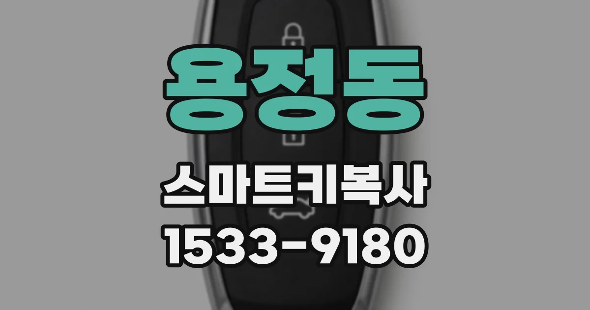 용정동 스마트키복사