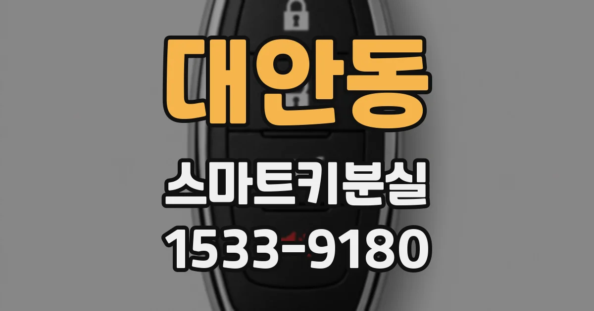 대안동 스마트키분실