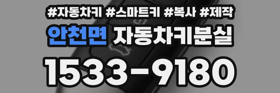안천면 자동차키분실