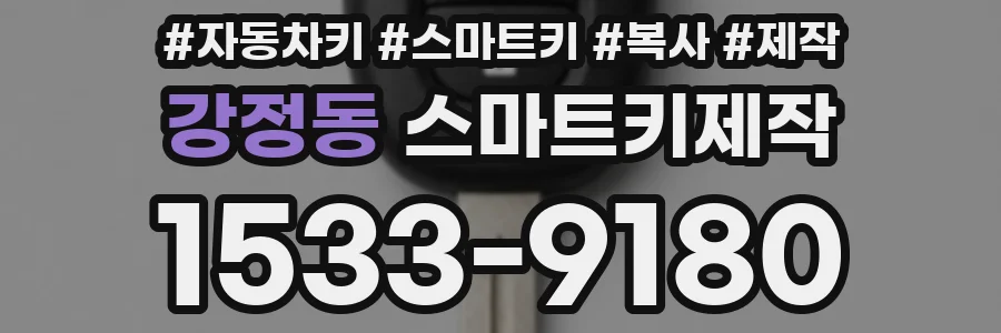 강정동 스마트키제작