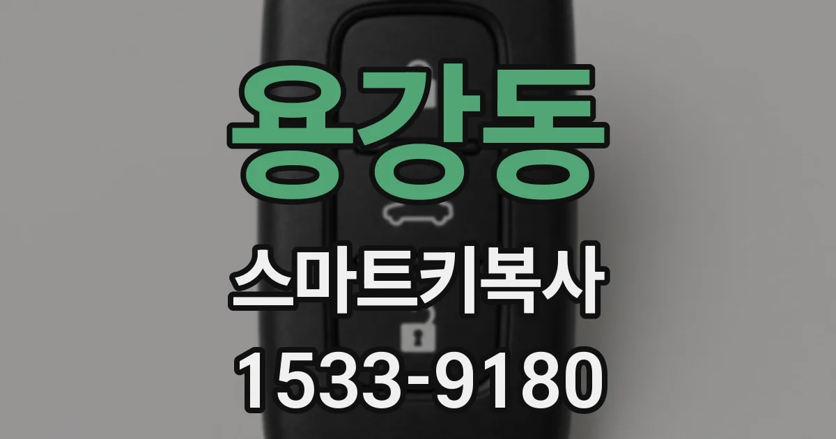 용강동 스마트키복사
