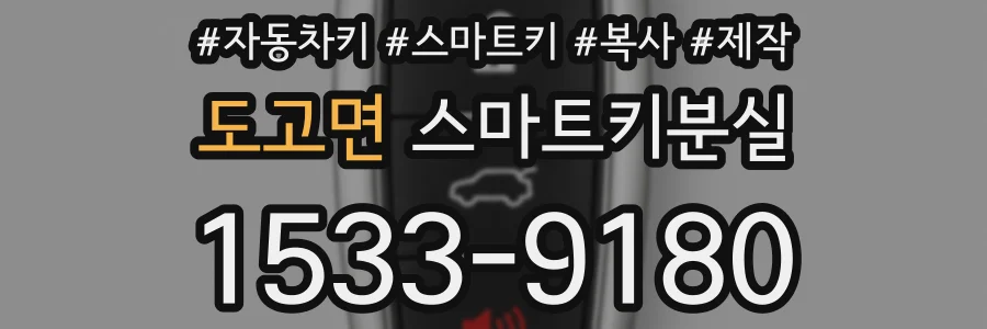 도고면 스마트키분실