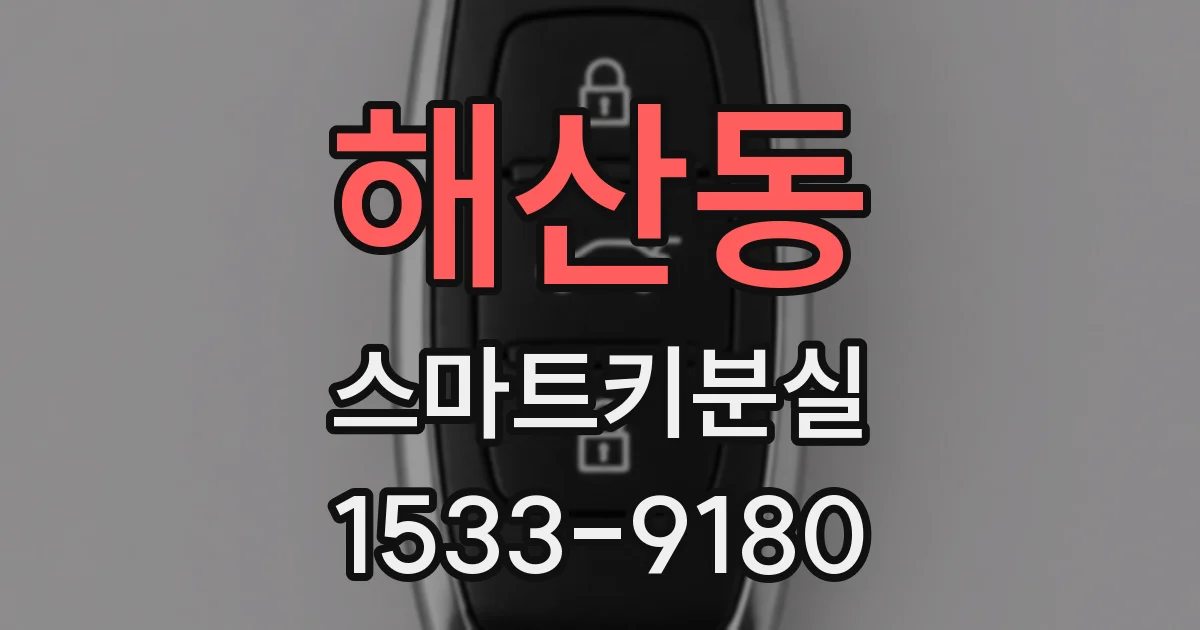 해산동 스마트키분실