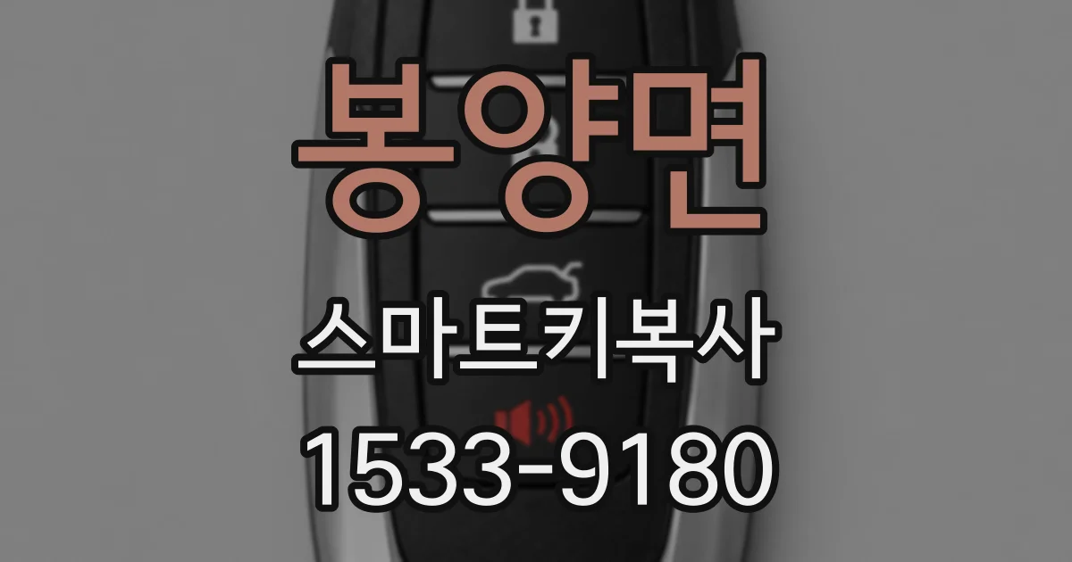 봉양면 스마트키복사
