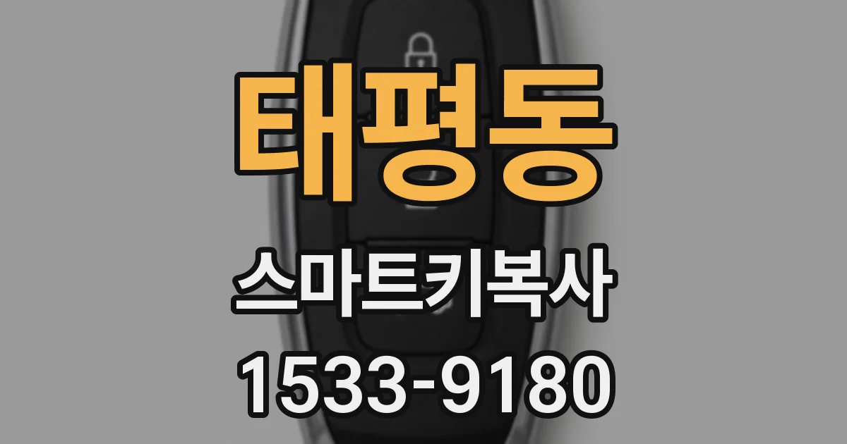 태평동 스마트키복사