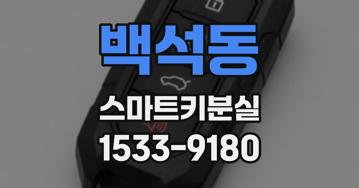 백석동 스마트키분실