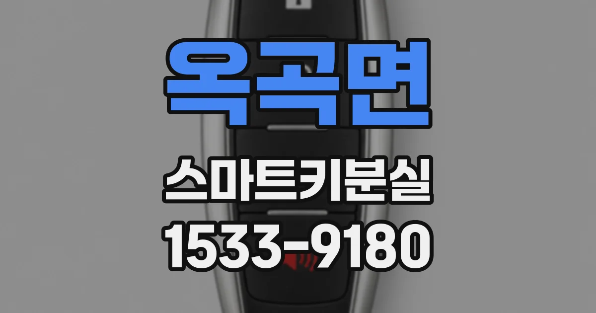 옥곡면 스마트키분실