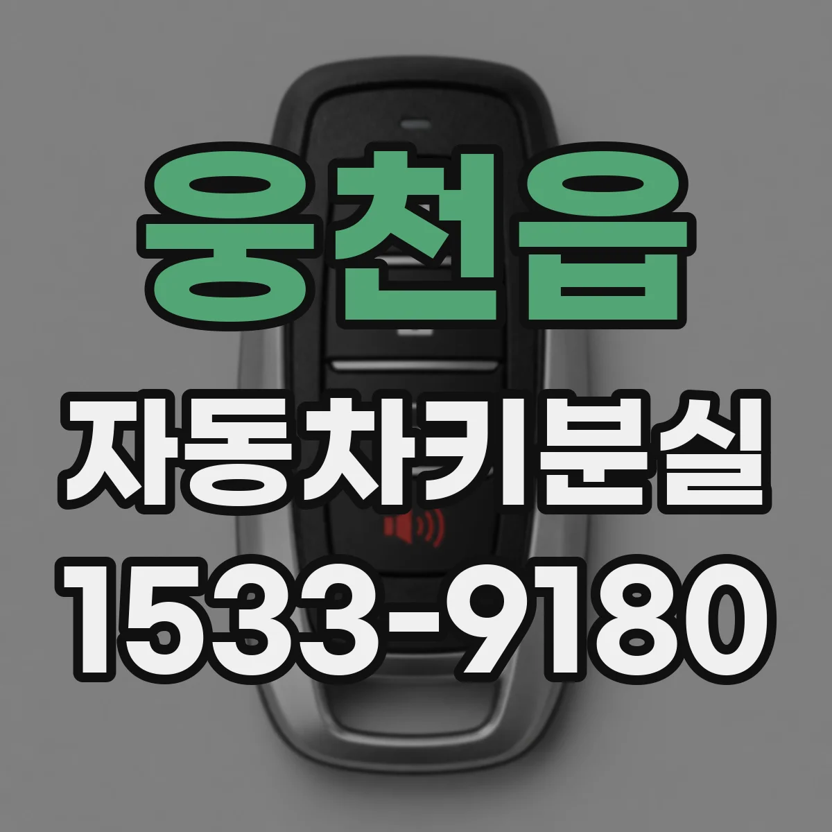 웅천읍 자동차키분실