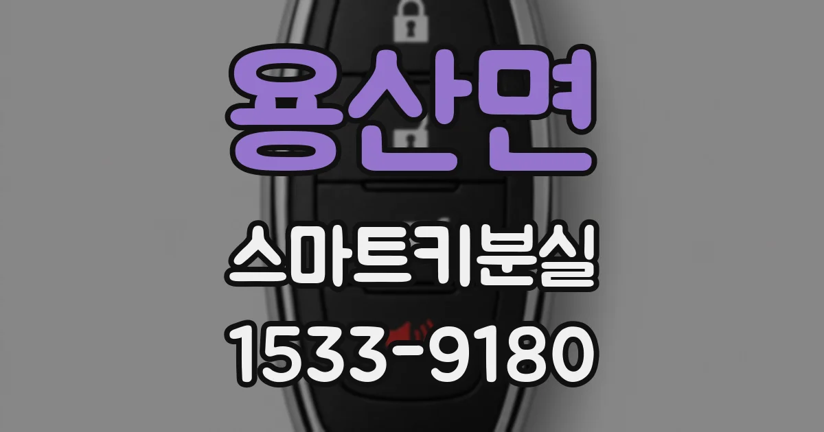 용산면 스마트키분실