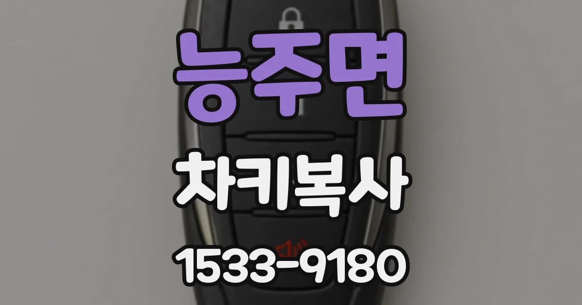 능주면 차키복사