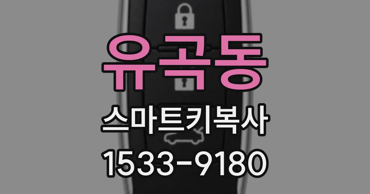 유곡동 스마트키복사
