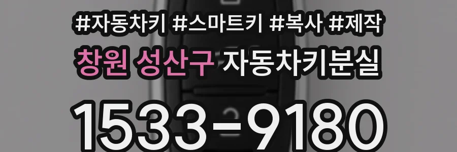 창원 성산구 자동차키분실