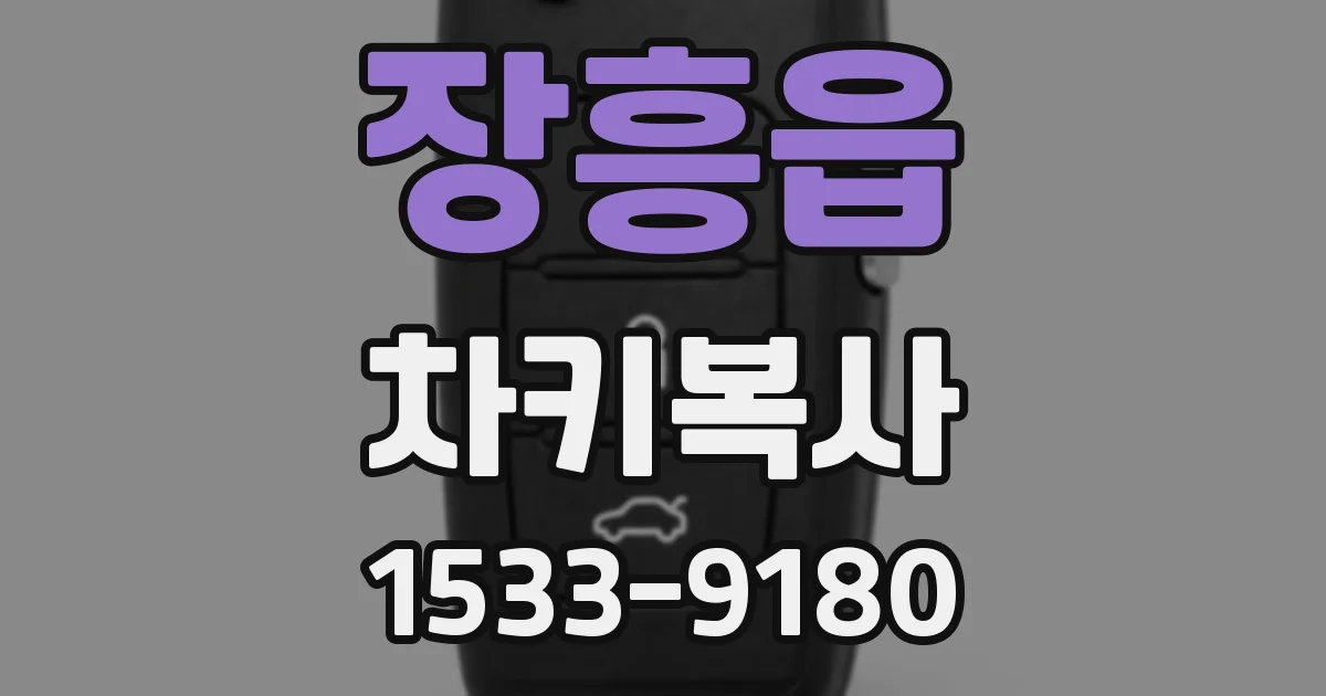장흥읍 차키복사