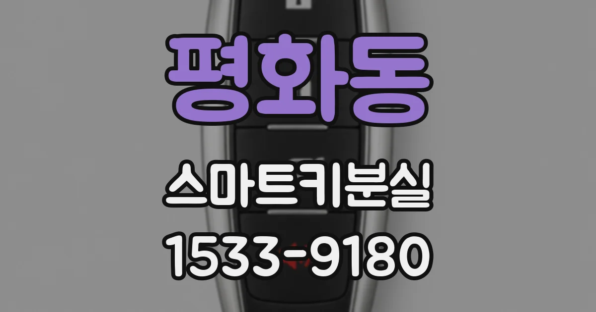 평화동 스마트키분실