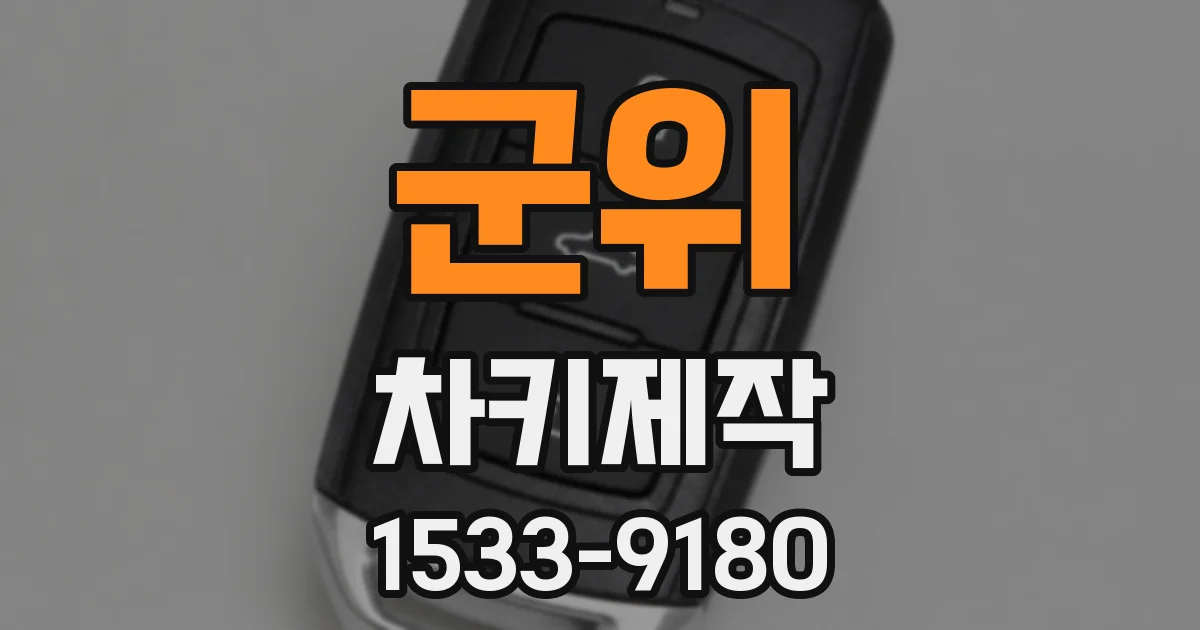군위 차키제작