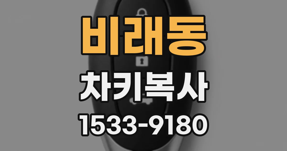 비래동 차키복사